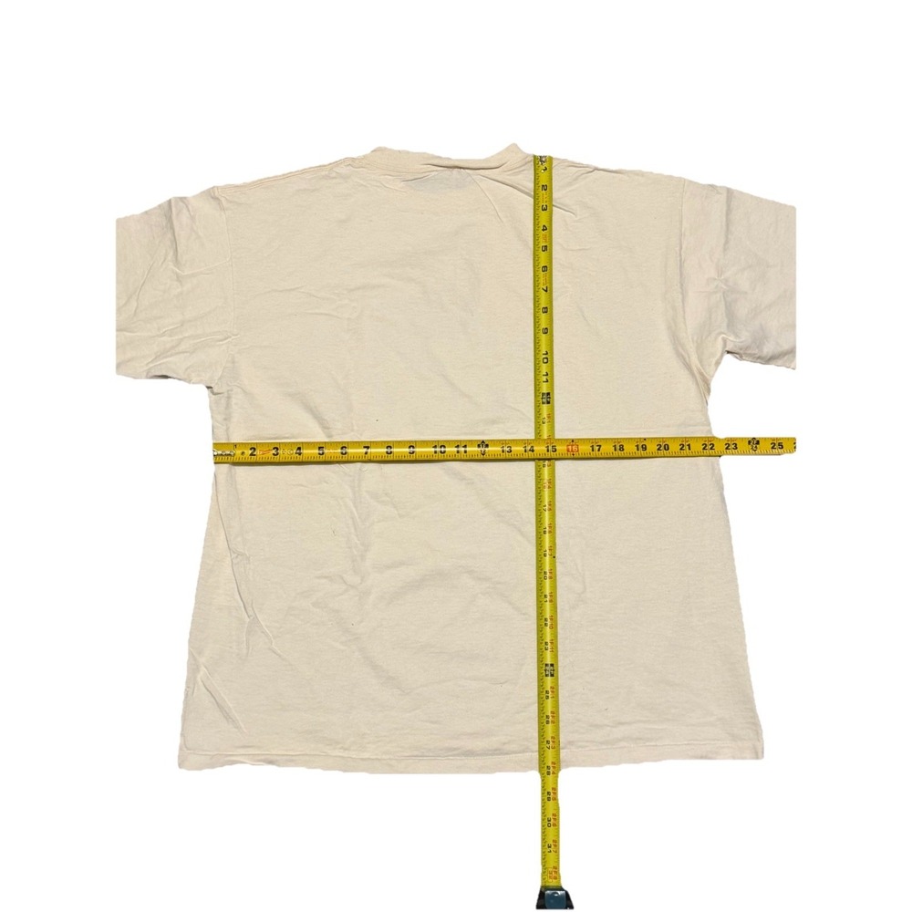 Vintage 90s James R. Weddell Yankton Dakota Sioux t-shirt Size XL Off White - Picture 6 of 6